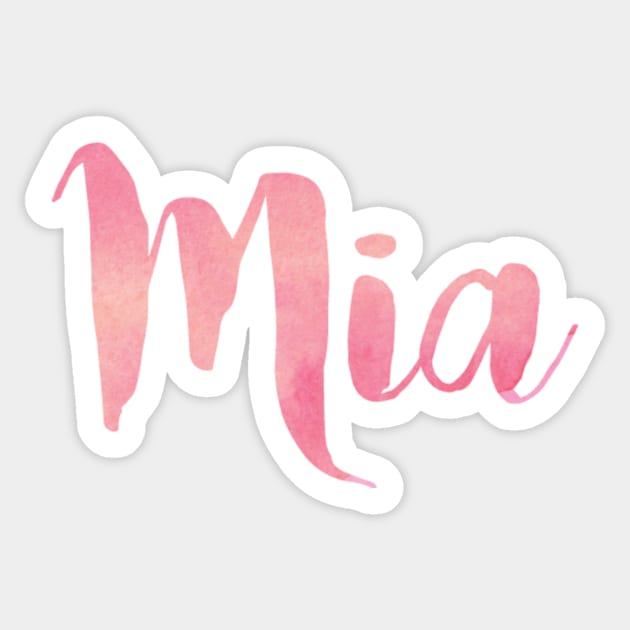 Mia Sticker by ampp